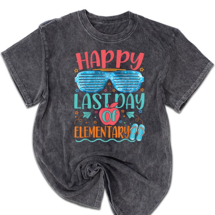 Elementary Teacher Student Graduation Last Day School Mineral Wash Tshirts