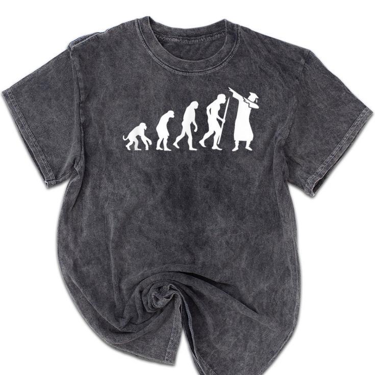 Evolution Of Dab Dabbing Dabbin' Graduation School T-Shirt Mineral Wash Tshirts