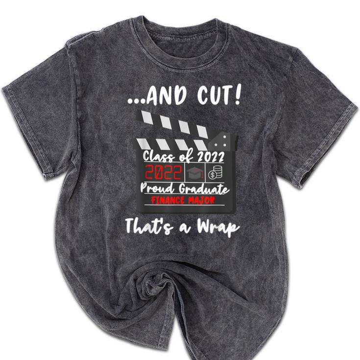 Finance Major Graduation Class Of 2022 Graduate Finance Mineral Wash Tshirts