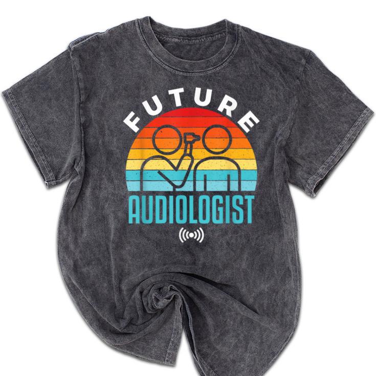 Future Audiologist Cool Audiology Student Graduation Mineral Wash Tshirts