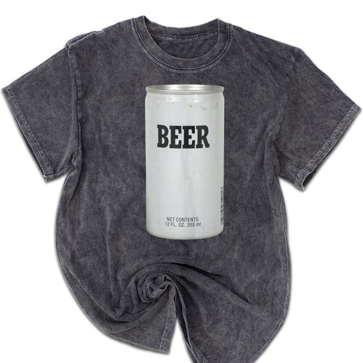 Generic Beer 1980s 80s Nostalgia Mineral Wash Tshirts