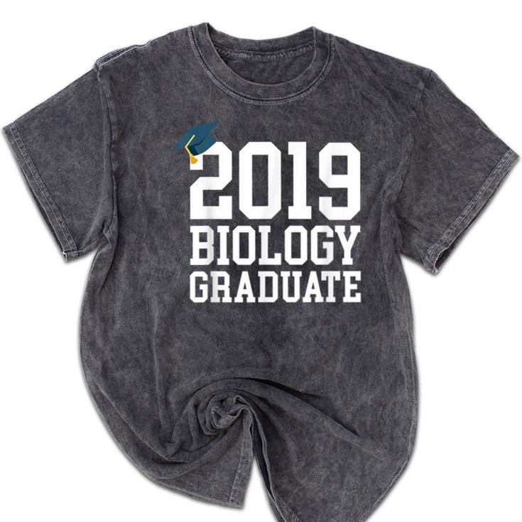 Graduation 2019 Biology Tshirt For Science Graduate Mineral Wash Tshirts