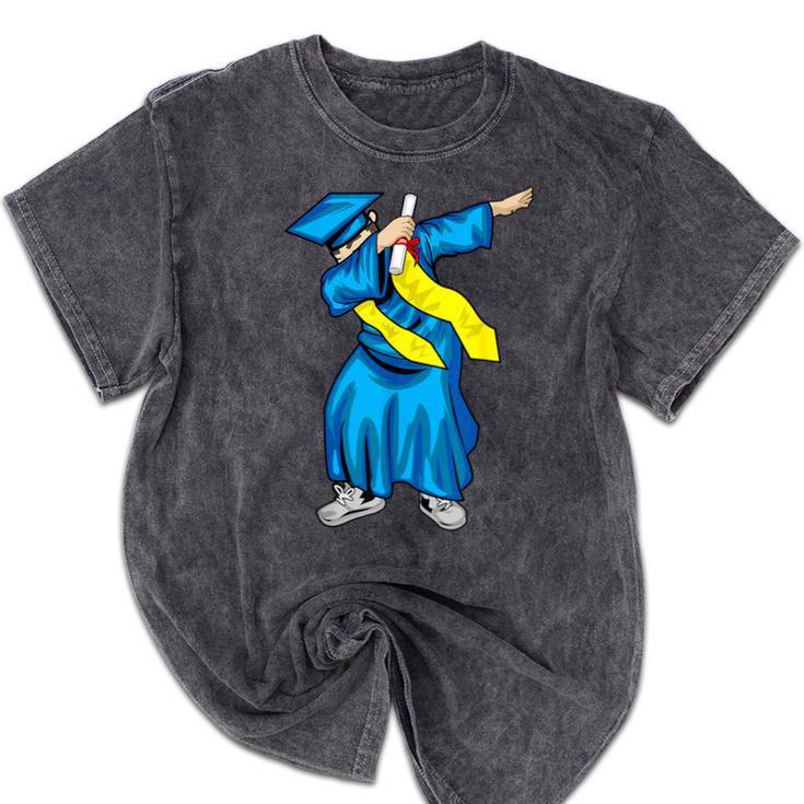 Graduation Dabbing 2018 Graduate Mineral Wash Tshirts