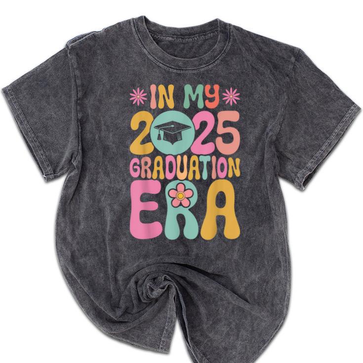In My Graduation Era Class Of 2025 School Graduation Mineral Wash Tshirts