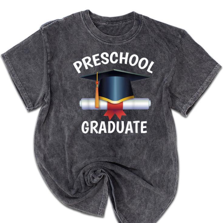 Graduation Shirt Preschool Graduate Tshirt Mineral Wash Tshirts