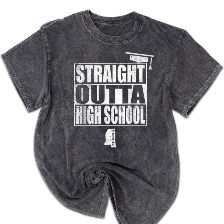 High School Graduation For Him Her 2017 Tshirt Mineral Wash Tshirts