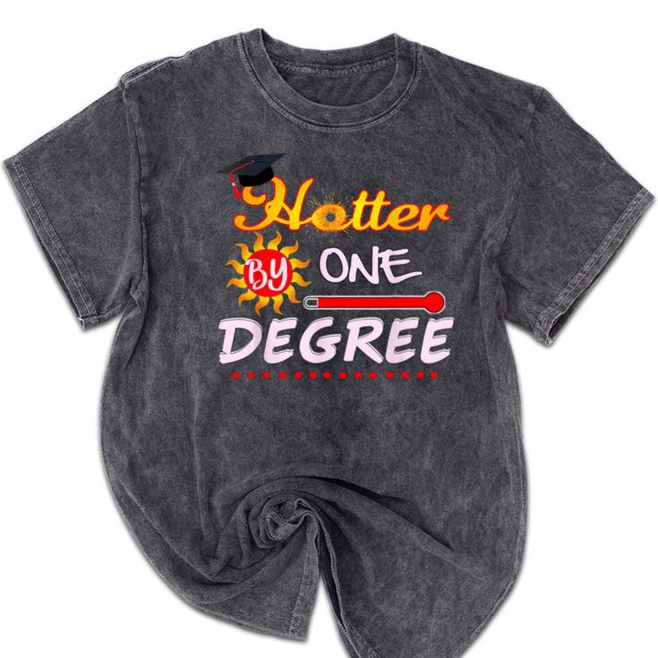 Hotter By One Degree Class Of Graduation 2019 Mineral Wash Tshirts