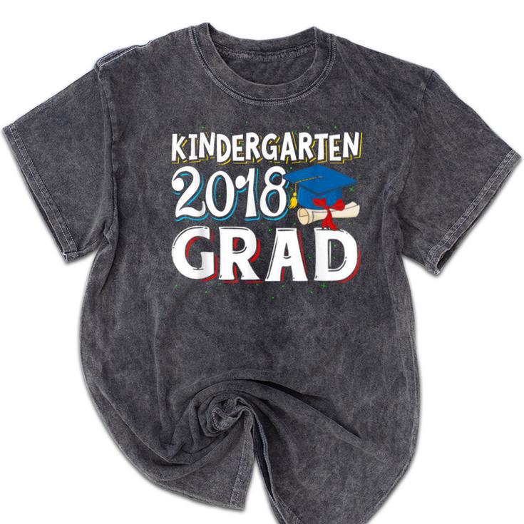 Kindergarten Graduation Shirt Boys Girls Graduate Mineral Wash Tshirts