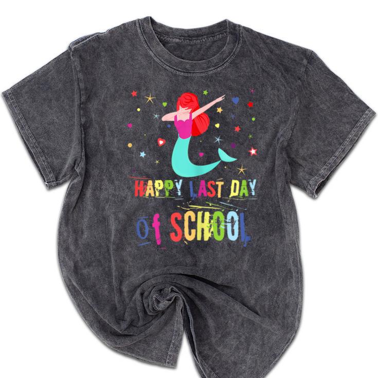 Last Day Of School T-Shirt Graduation 2018 Shirt Mineral Wash Tshirts