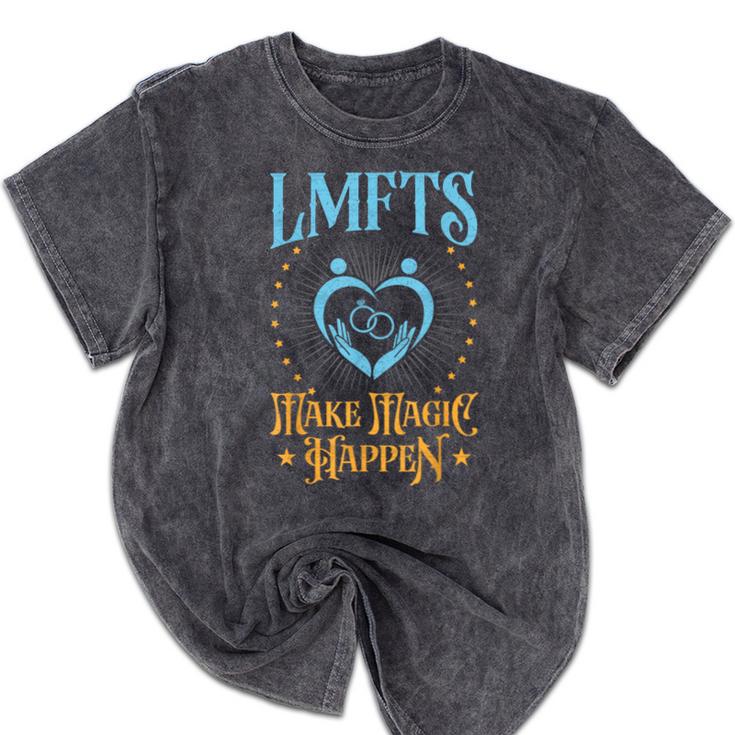 LMFT Graduation Licensed Marriage And Family Therapist LMFT Mineral Wash Tshirts
