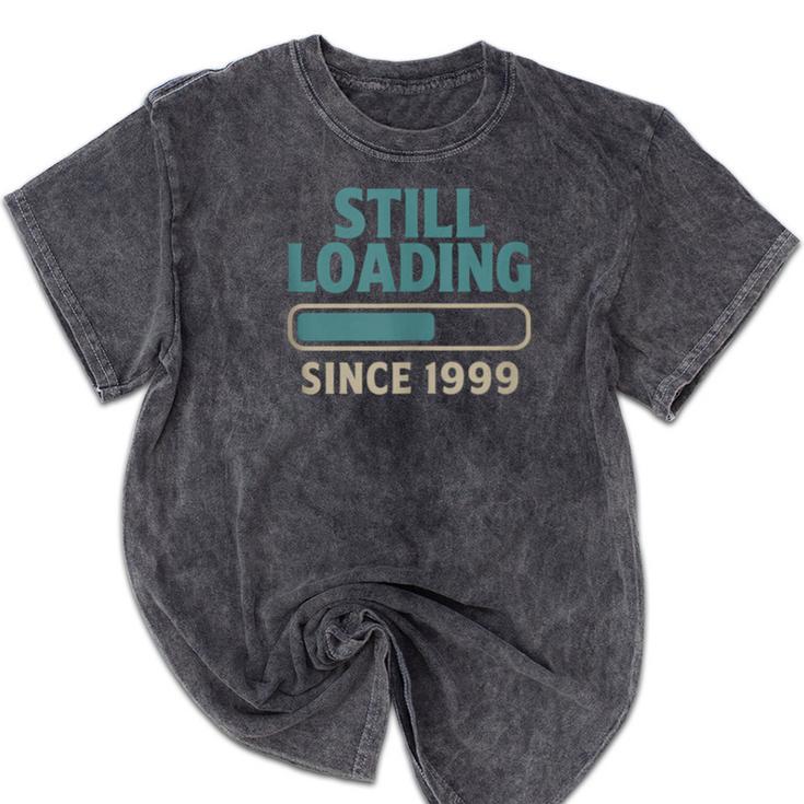 Still Loading Since 1999 Retro Tech Nostalgia Mineral Wash Tshirts