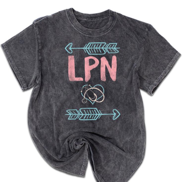 LPN Licensed Practical Nurse Graduation Nursing Nurses Week Mineral Wash Tshirts
