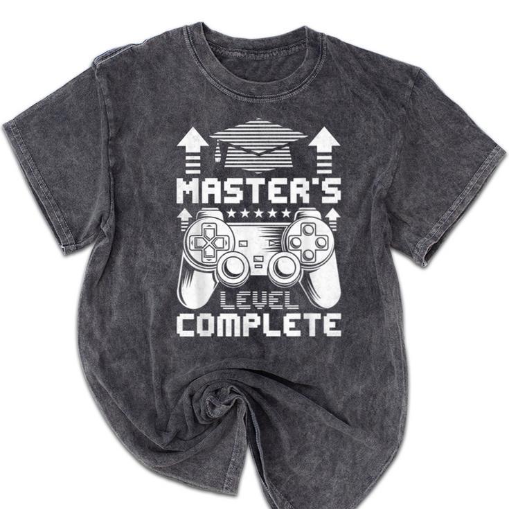 Master's Level Complete College Graduation Mineral Wash Tshirts