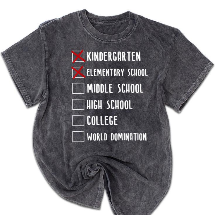 Middle School Graduation Mineral Wash Tshirts