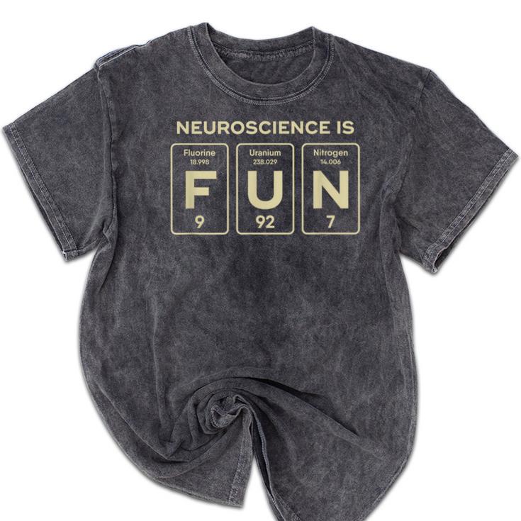 Neuroscience Major Neuroscientist Graduation Mineral Wash Tshirts