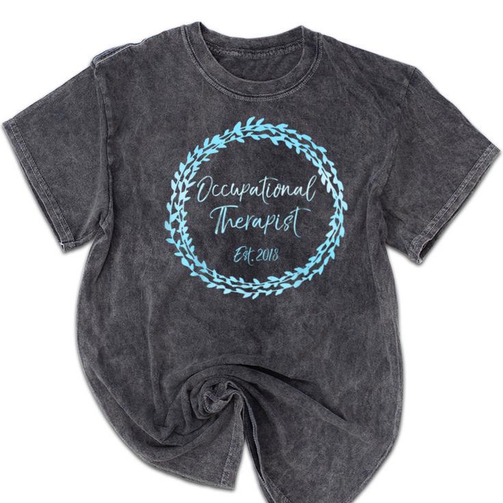 Occupational Therapy Grad School Graduation Therapist Mineral Wash Tshirts