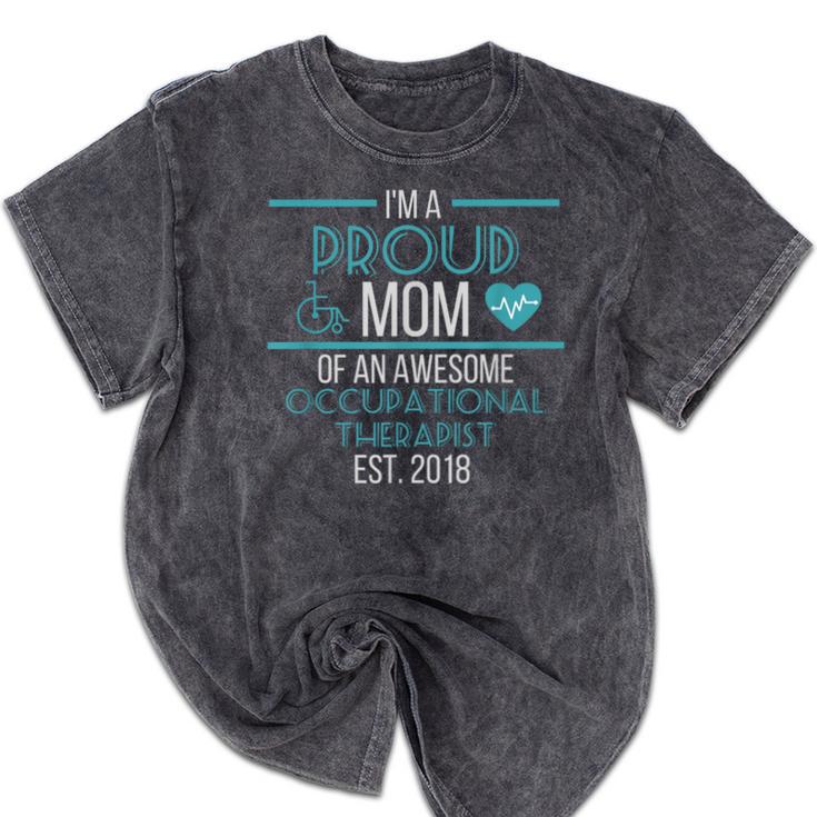 OT Mom Graduation Shirt Occupational Therapy OT Student Tee Mineral Wash Tshirts