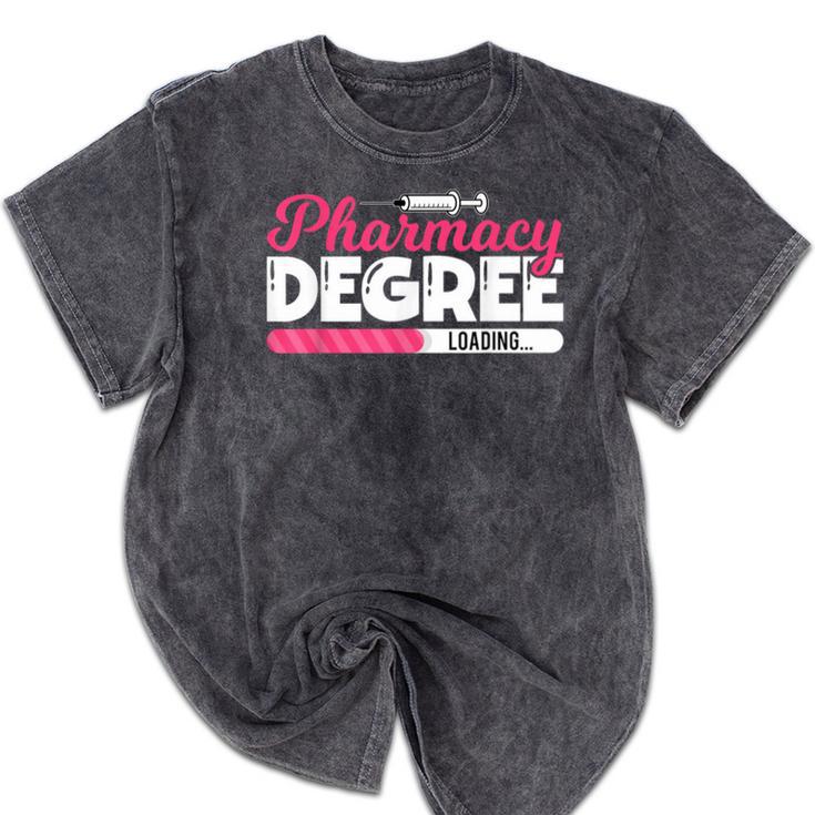 Pharmacy Degree Loading Future Pharmacist Graduation Mineral Wash Tshirts