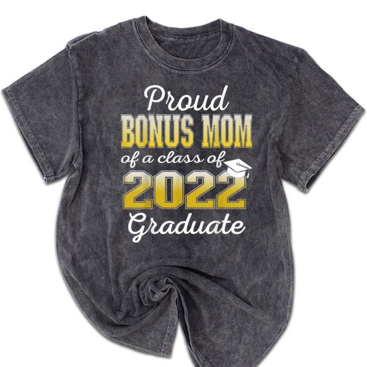 Proud Bonus Mom Of 2022 Graduate Class 2022 Graduation 22 Mineral Wash Tshirts