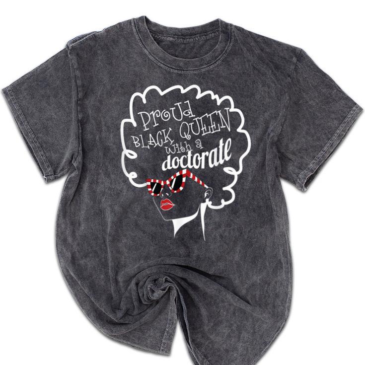 Queen PhD Doctorate Degree Graduation PsyD EdD Mineral Wash Tshirts