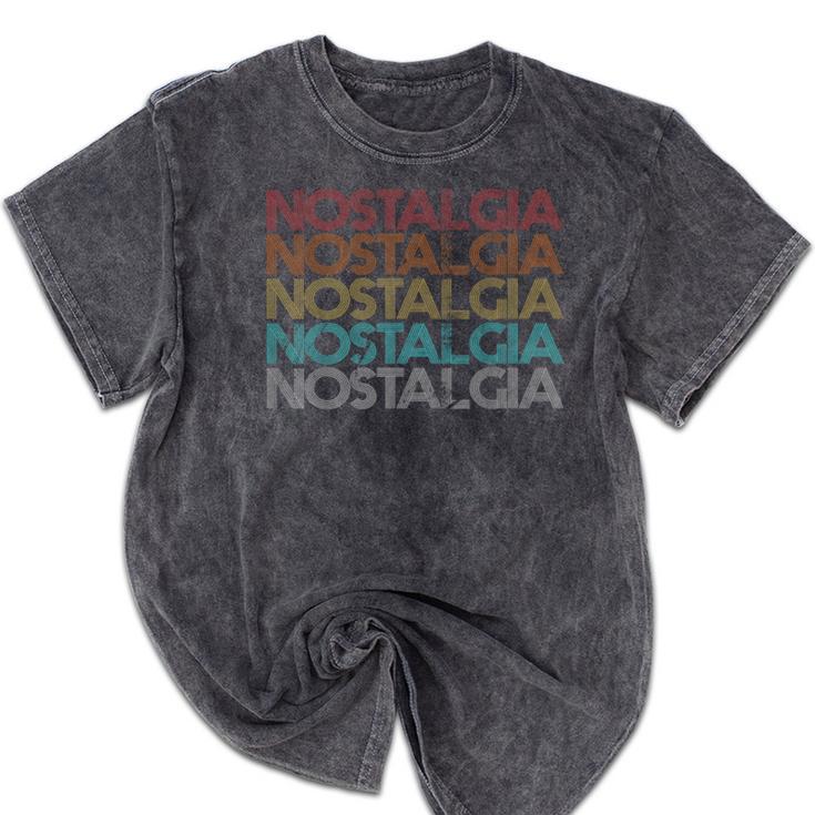 Retro Vintage Nostalgia Mineral Wash Tshirts
