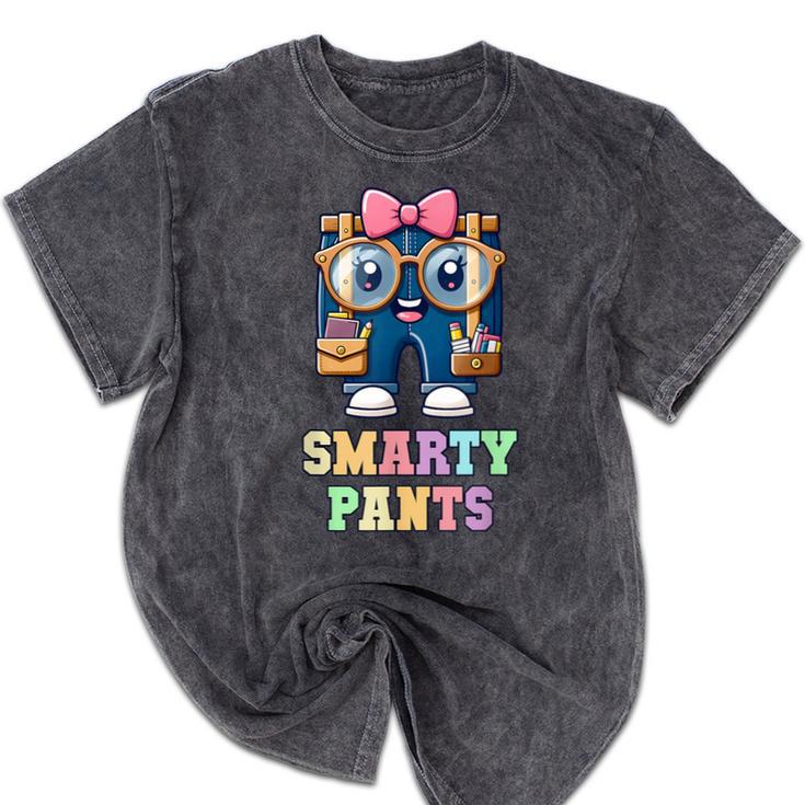 Sarcastic Little MISS SMARTY PANTS Graduation Alumni Game On Mineral Wash Tshirts