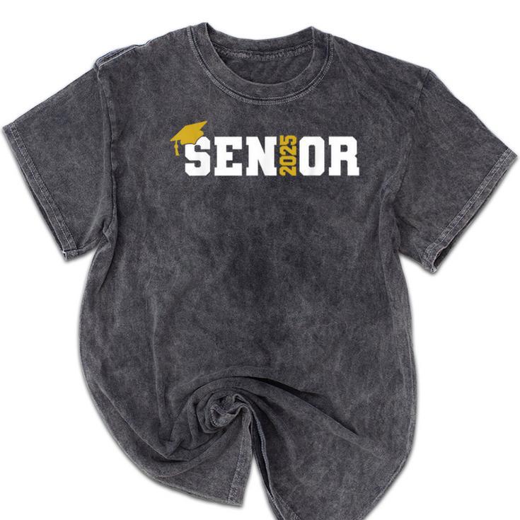 Senior 2025 Graduation 2025 Class Senior 2025 Grad Mineral Wash Tshirts