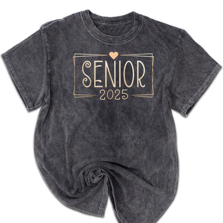 Senior 2025 Graduation Class Of 2025 Mineral Wash Tshirts