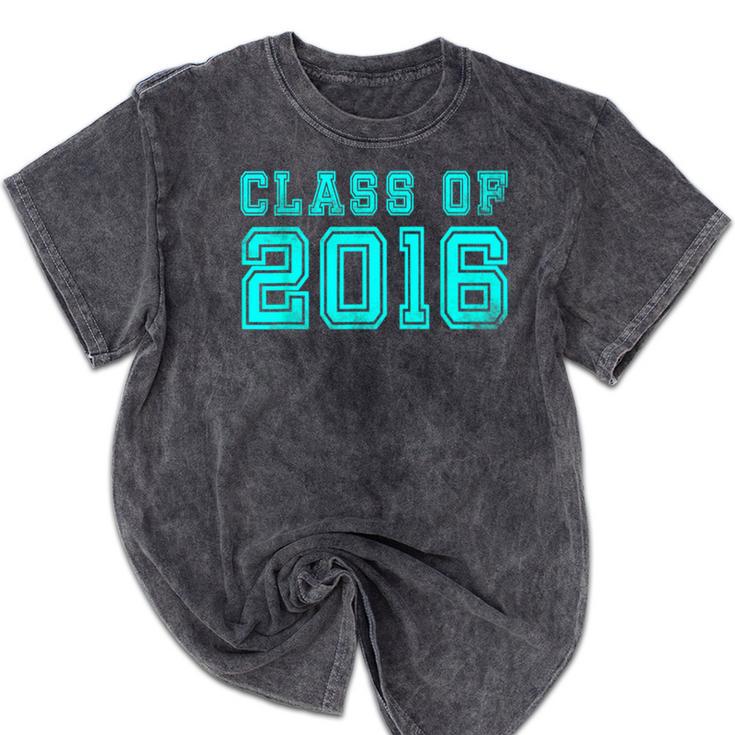 Senior Class Of 2016 Graduation T Shirt For Her Or Him Mineral Wash Tshirts