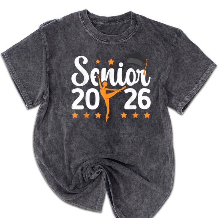 Senior Dancer 2026 Graduation Dance Senior 2026 Mineral Wash Tshirts