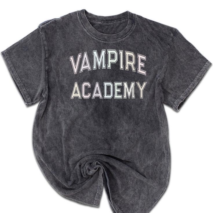 Silly VAMPIRE ACADEMY Alumni Introvert Senior Sarcastic Nerd Mineral Wash Tshirts