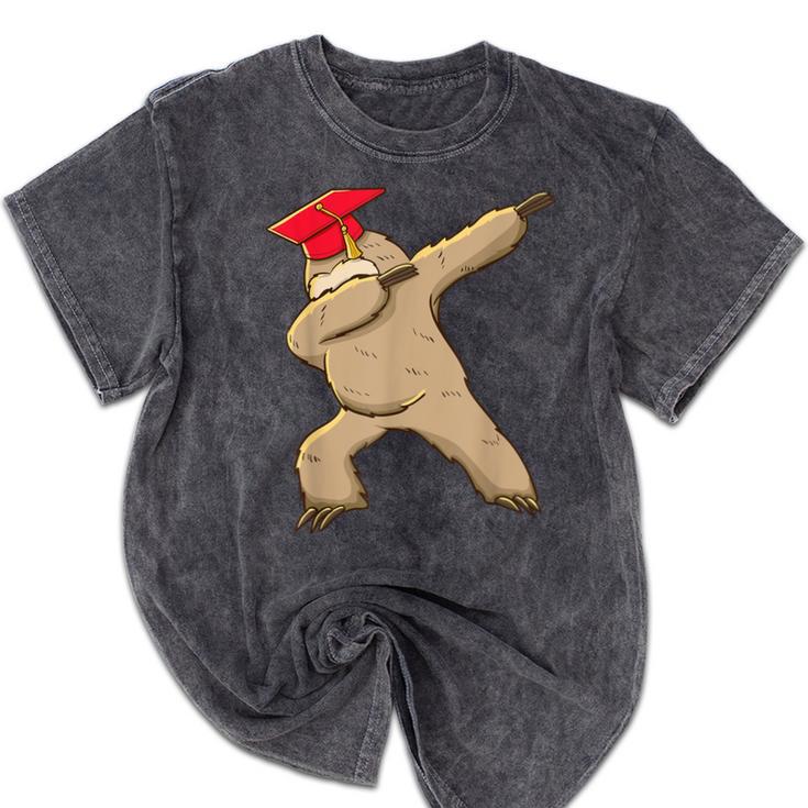 Sloth Dabbing Shirt Graduation Day Shirt See Ya Mineral Wash Tshirts