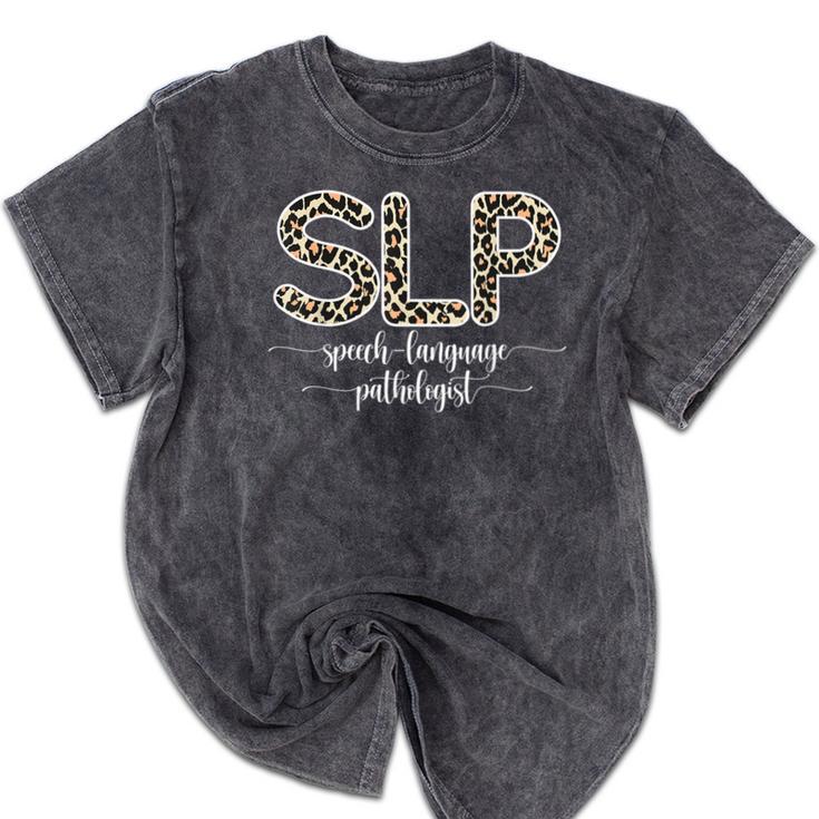 Speech Therapy Graduation For CCC-SLP Therapist Mineral Wash Tshirts