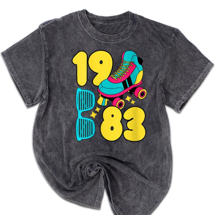 1983 Retro Raised In The 80s Old School Nostalgia Vibes Mineral Wash Tshirts 1983 Retro Raised In The 80s Old School Nostalgia Vibes Mineral Wash Tshirts