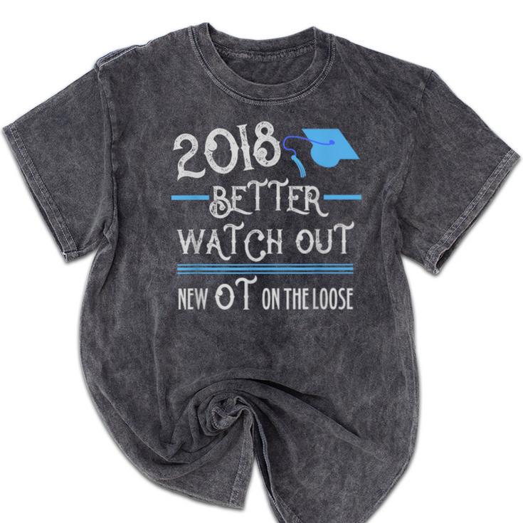 2018 Occupational Therapy Graduation Shirt For OT Mineral Wash Tshirts