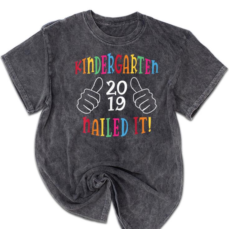 2019 Kindergarten Graduation Mineral Wash Tshirts
