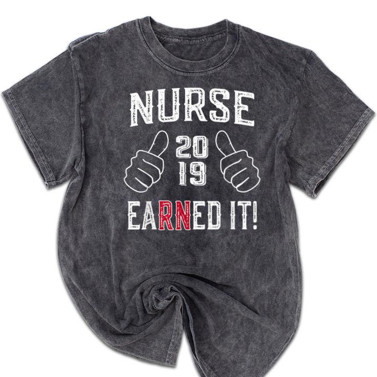 2019 Nurse RN Graduation Mineral Wash Tshirts