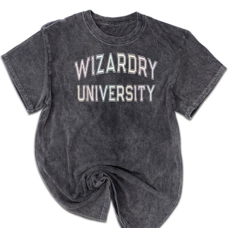 Anti Social WIZARDRY UNIVERSITY Introvert Stay Away Mineral Wash Tshirts Anti Social WIZARDRY UNIVERSITY Introvert Stay Away Mineral Wash Tshirts
