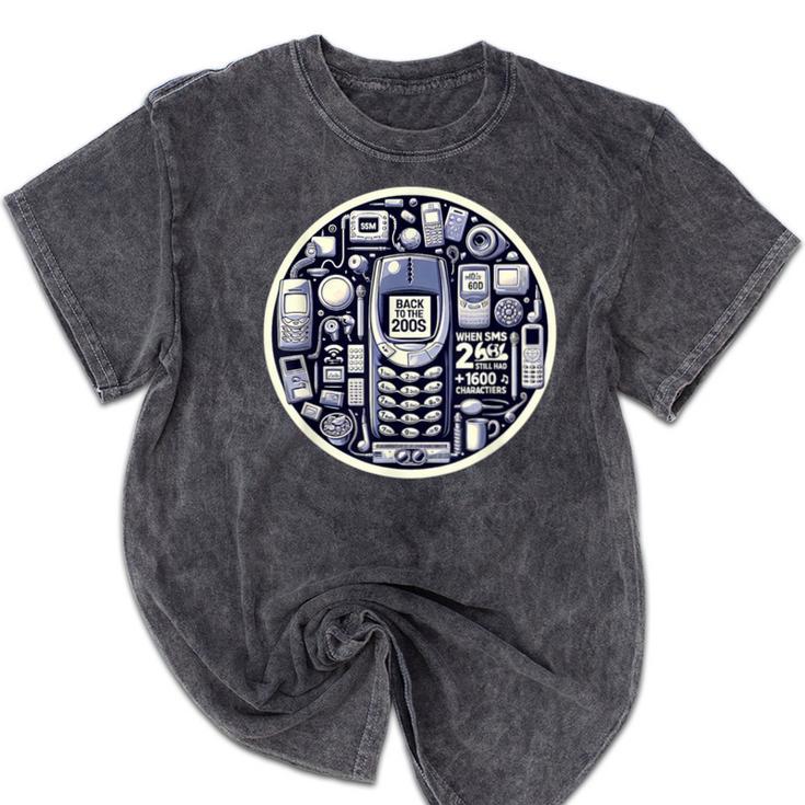 Back To The 2000s Tech Nostalgia Mineral Wash Tshirts Back To The 2000s Tech Nostalgia Mineral Wash Tshirts