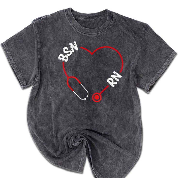 BSN RN Nurse Graduation Nursing Essentials BSN Nurses Mineral Wash Tshirts
