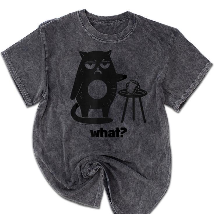 Cat What Humor Introvert Anti-Social Mineral Wash Tshirts Cat What Humor Introvert Anti-Social Mineral Wash Tshirts
