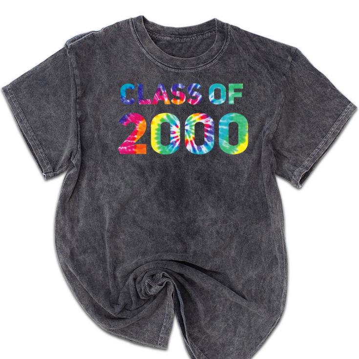 Class Of 2000 School Reunion College Highschool Graduation Premium Tri-Blend Mineral Wash Tshirts
