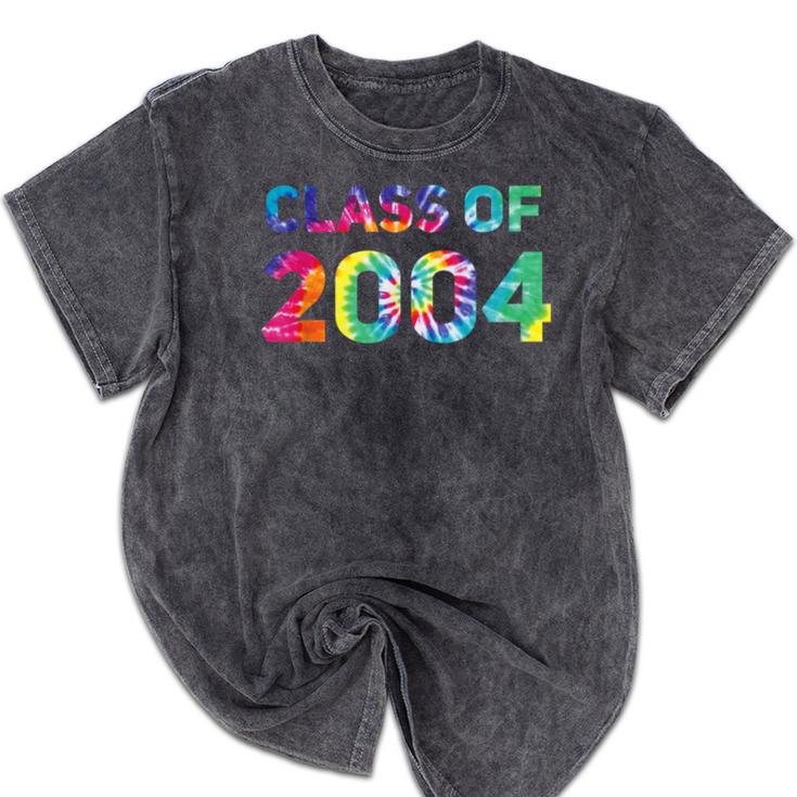 Class Of 2004 School Reunion College Highschool Graduation Mineral Wash Tshirts