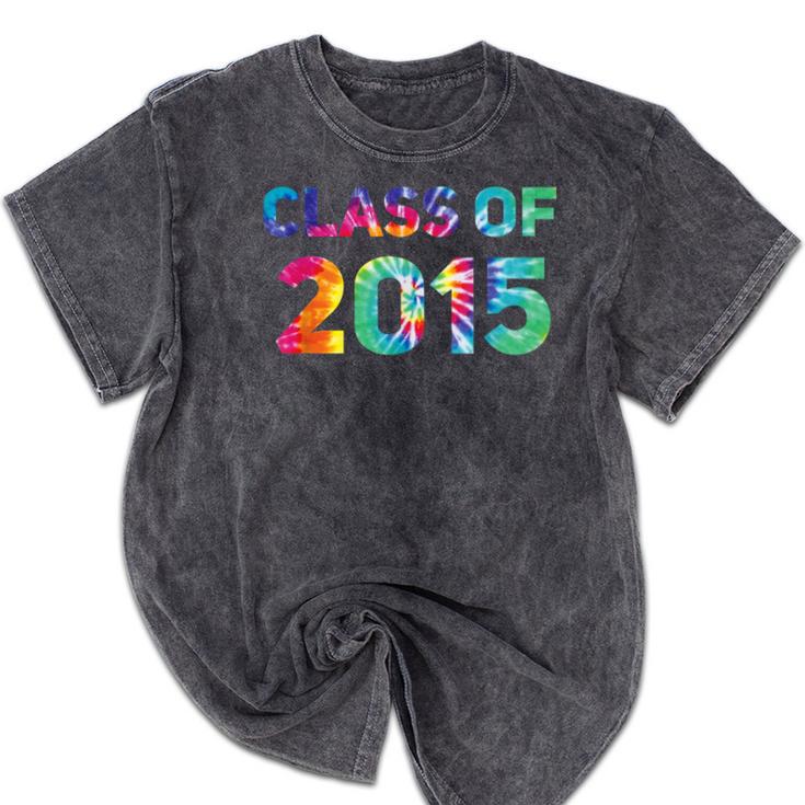 Class Of 2015 School Reunion College Highschool Graduation Mineral Wash Tshirts
