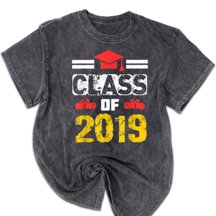 Class Of 2019 Graduation Senior High School College Mineral Wash Tshirts
