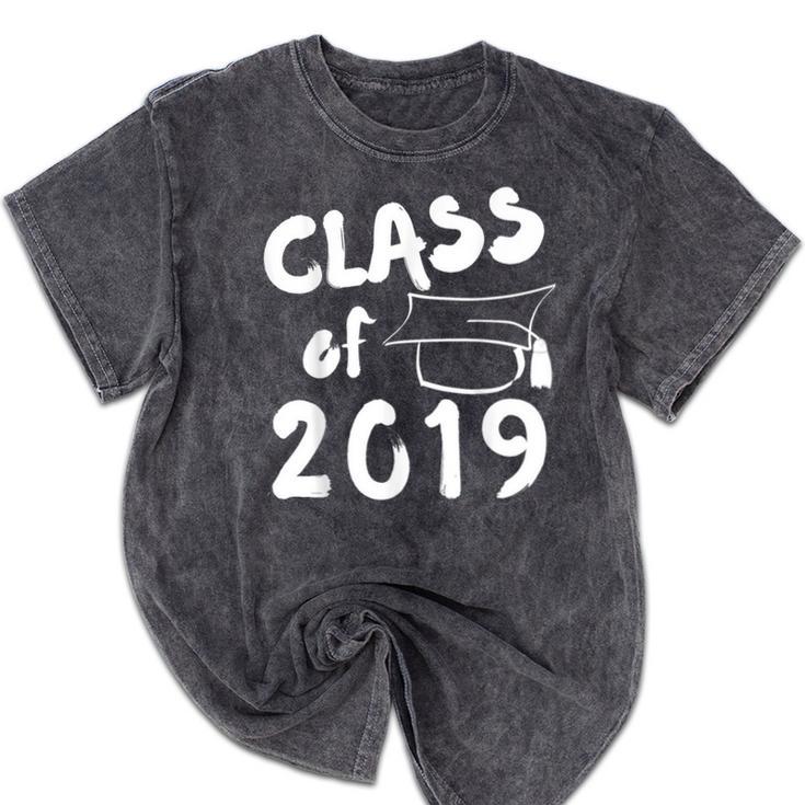 Class Of 2019 Graduation Shirt Mineral Wash Tshirts