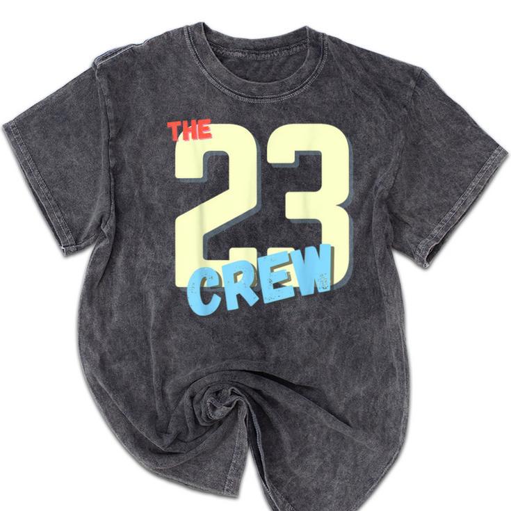 Class Of 2023 Seniors 23 Crew Senior Graduation Idea Mineral Wash Tshirts