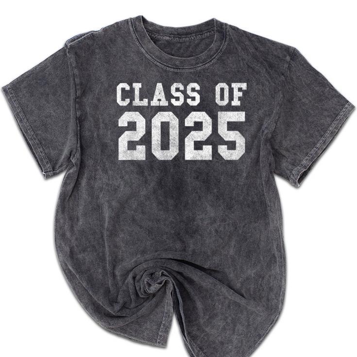 Class Of 2025 5th Grade Promotion Shirt Graduation Mineral Wash Tshirts