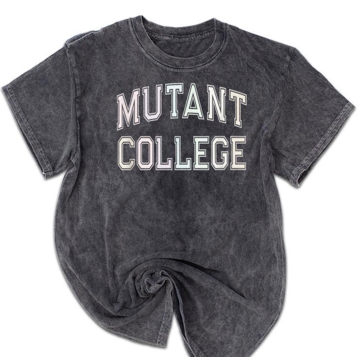 Crazy Stay Away From Me MUTANT COLLEGE Introvert AntiSocial Mineral Wash Tshirts