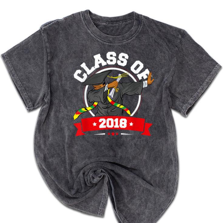 Dabbing Graduation Class Of 2018 TShirt History Month Mineral Wash Tshirts